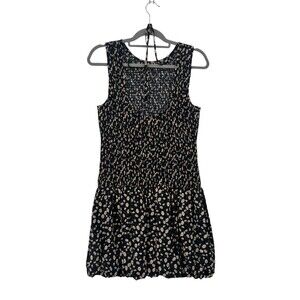 Maeve Anthropologie Daisy Balloon Hem Dress L
